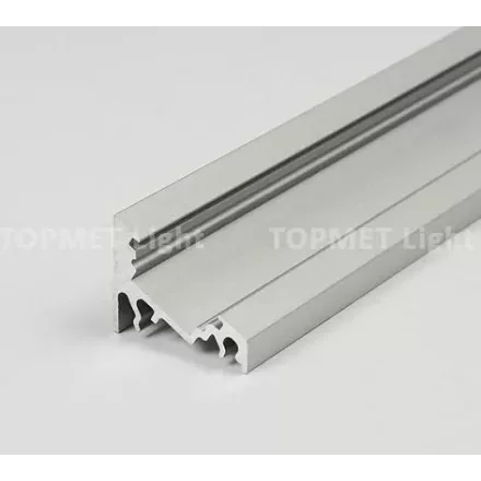 StrongLumio LED profil Corner, eloxált alumínium, 4m