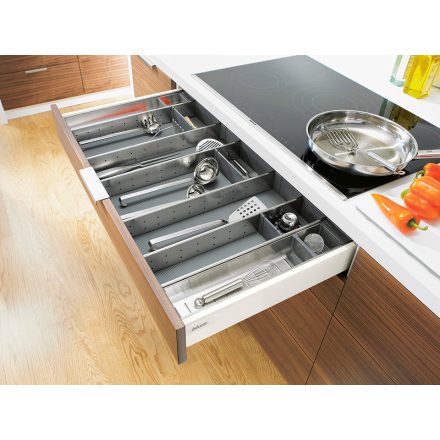 K-BLUM Antaro M 270 mm/30 kg, Blumotion/TOB, fehér SW, csavar