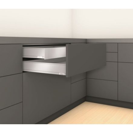 K-BLUM Legrabox M 270 mm/40 kg, Blumotion/TOB, szürke OG-M, csavar