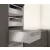 K-BLUM Legrabox C Pure 550 mm/40 kg, Blumotion/TOB, szürke OG-M, belső, reling