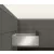 K-BLUM Legrabox C 600mm/40kg, Tip-on, szürke, csavar