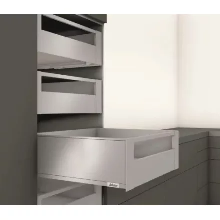 K-BLUM Legrabox C Pure 350 mm/40 kg, Blumotion/TOB, szürke OG-M, belső, üveg