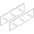 BLUM ZE7S538G becsúsztatható elem Legrabox Free 650mm