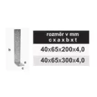 TK-rögzítő elem  40x65x300x4mm