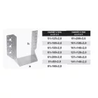 TK-kengyel A1 külső 121x120x2,0mm