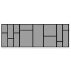 HETTICH 9183325 ArciTech OrgaTray 570, 1000/450 mm antracit