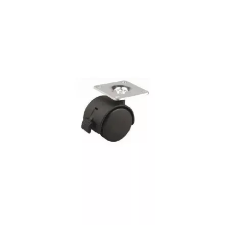 StrongCastors kerék 30 mm lemez fék fekete