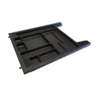 K-BBP Konténer 540/392mm 3+1 U1 (fiók fém, részleges kihúzású sín, behúzással, csillapítással))