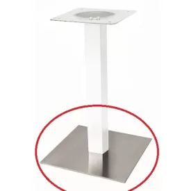   STRONG Rész központi asztallábhoz - alap 450x450, nemesacél