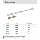 STRONG gázrugós automatikus felnyíló 245mm/100N szürke