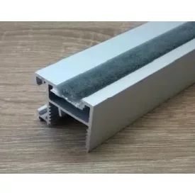 S-támfalas kefe alacsony 13x5mm szürke