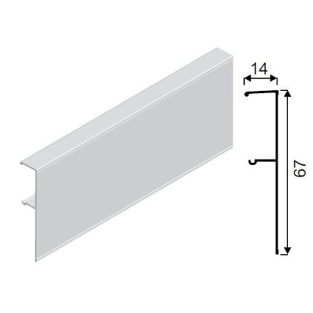 SEVROLL takaróprofil Galaxy 3m