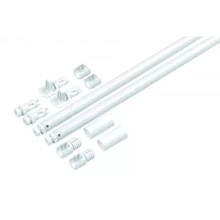 K-StrongBox magasító korlát 450 mm fehér középre
