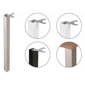   StrongLegs asztal láb TA001, 1100R/60x60mm, nemesacél imitáció