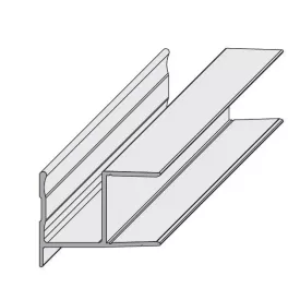 SEVROLL Uno fogantyú profil 18mm 2,70m ezüst