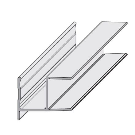 SEVROLL Uno fogantyú profil 18mm 2,70m ezüst