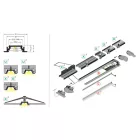 StrongLumio LED profil Groove 10, fehér, 3m