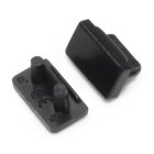 StrongLumio végzázó LED profilhoz Slim fekete (pár)