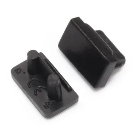 StrongLumio végzázó LED profilhoz Slim fekete (pár)