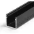 StrongLumio LED profil Smart, fekete, 2m