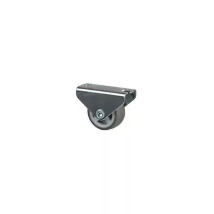 StrongCastors kerék 30 mm, szürke, rögzített, puha futófelület