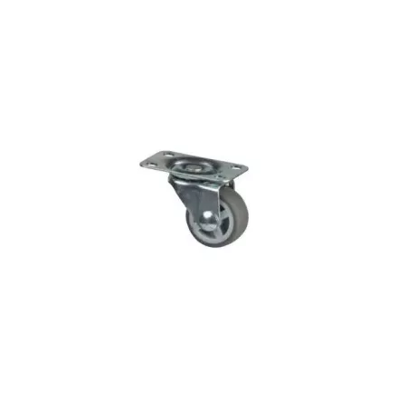 StrongCastors kerék 30 mm, szürke, forgó, puha futófelület