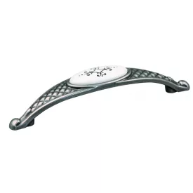   Marella Design fogantyú Venice 128 antik ezüst/porcelán/mintás