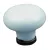 TULIP gomb Stela ócink/porcelán fehér