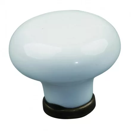 TULIP gomb Stela óarany/porcelán bézs