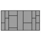 HETTICH 9194904 Atira OrgaTray 590, 900/470 mm fehér