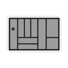 HETTICH 9194970 OrgaTray 440, 701-800/441-520 mm fehér