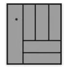 HETTICH 9202836 OrgaTray 480, 550/470mm antracit