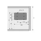 HETTICH 9206688 Lift Mini fék lenyíló ajtókra típus C