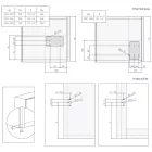 HETTICH 9206690 Lift Mini fék lenyíló ajtókra típus E
