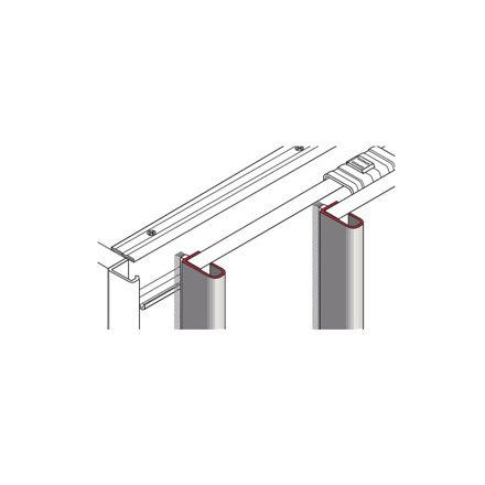 HETTICH 9130038 fogantyú profil ajtóhoz alumínium