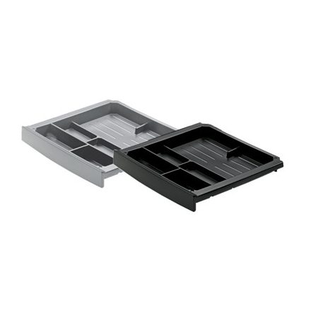 HETTICH 9134232 fiók SmarTray asztal alá V40 mm műanyag fekete