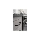 Fogantyú Furnipart PROVENCE  160mm, öntött vas, fekete