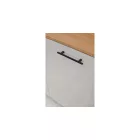 Fogantyú Furnipart PEN  128mm, öntött vas, fekete