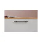 Fogantyú Furnipart PEN  128mm, öntött vas, fekete