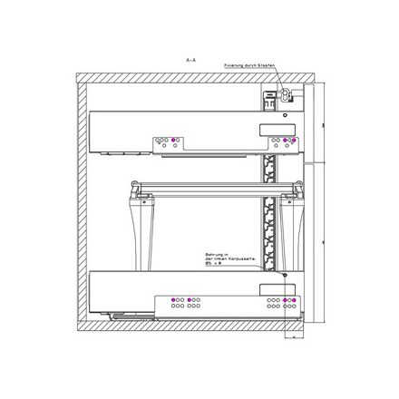 HETTICH 9209611 konténer rajz M1:1 (szett 1