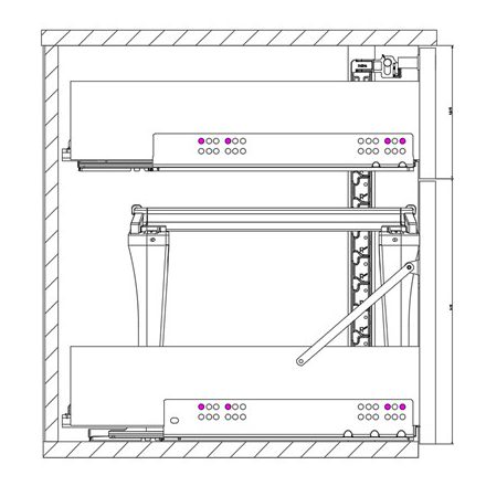 HETTICH 9209613 konténer rajz M1:1 (szett 1