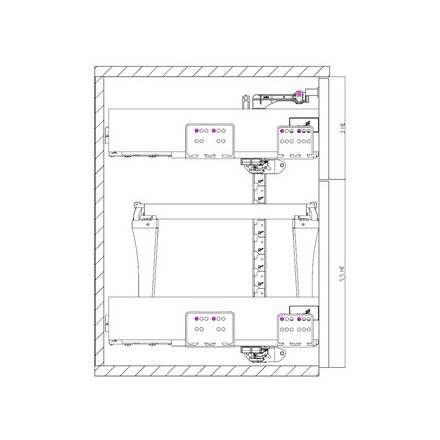 HETTICH 9209618 konténer rajz M1:1 (szett 1