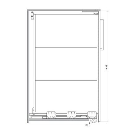 HETTICH 9209621 konténer rajz M1:1 (szett B