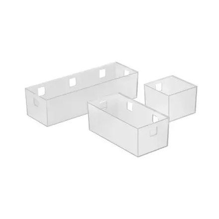 HETTICH 9153388 Banio Orga tálak szett 3 db, fehér
