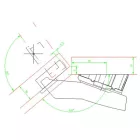 HETTICH 9088016 Sensys 8639I 95° W30 ráütődő SiSy