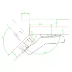 HETTICH 9088020 Sensys 8639i W45 B-25 TH52 SiSy