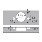 HETTICH 9088070 Sensys 8639i W30 B2 THS55 SiSy