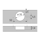 HETTICH 9094380 Sensys 8646 B-4 TH52