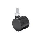 StrongCastors kerék 40 mm csappal M10 fekete