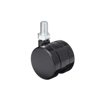 StrongCastors kerék 40 mm csappal M10 fekete